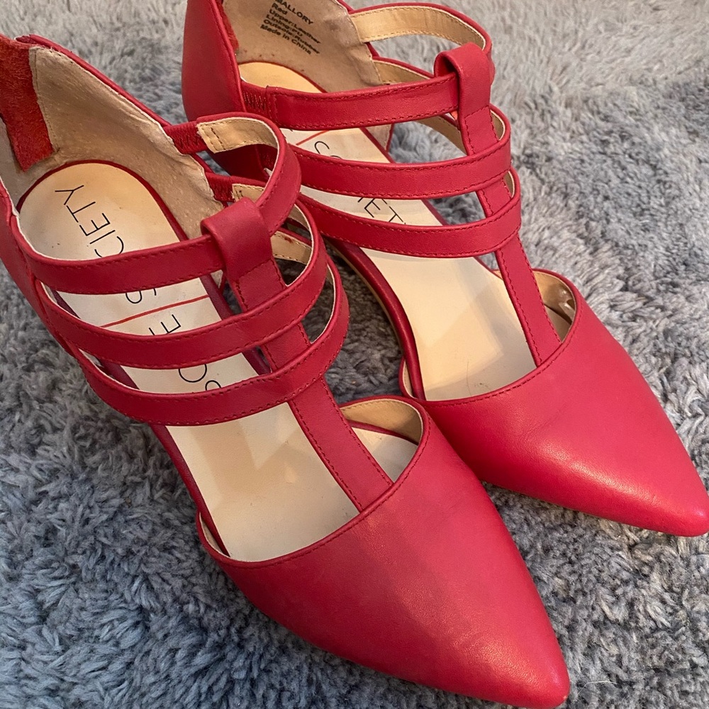 💥☄️🔥Red size 8 Sole Society heels